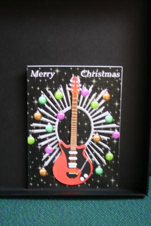 Christmas Guitar 2 by Diane Sixsmith