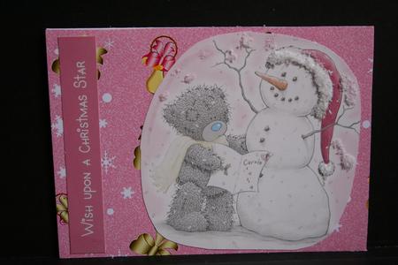 Baby Girls First Christmas Background 1 by Diane Sixsmith