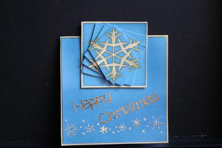 Xmas Snowflake No-hole Over the Edge N Spiral Pyramid by Diane Sixsmith