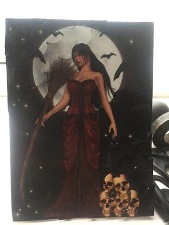 Beautiful Witch Deckle Edge Stacker by Diane  spencer 
