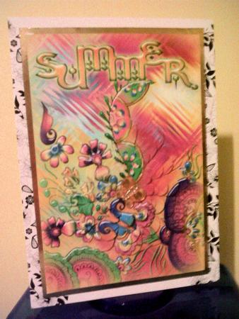 Blooming Summer Shaped Pyramid by Diane Tune
