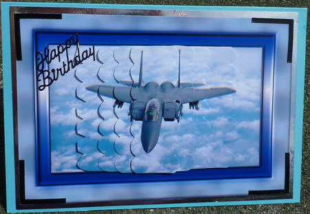Jet Fighter Wavy Centre Stacker by Diane Tune