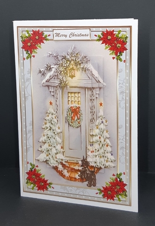 At Home for Christmas Pyramid Topper by Diane  Vermeer