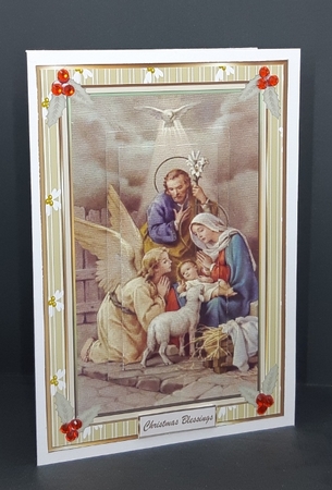 Christmas Child is Born Pyramid Topper by Diane  Vermeer