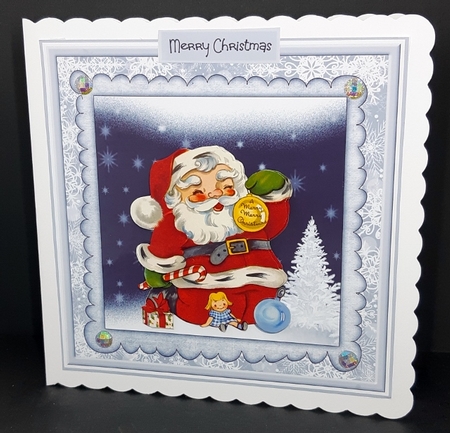 Santas bauble by Diane  Vermeer