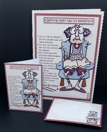 Gus the benefits of getting older mini kit by Diane  Vermeer