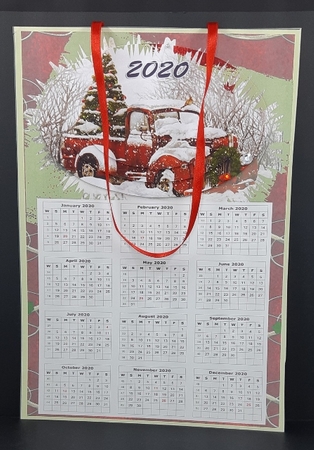 Mini Kit- A4 Vintage Xmas Calendar for 2025 /no. #19 by Diane  Vermeer