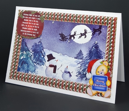 Christmas Night - Topper  by Diane  Vermeer