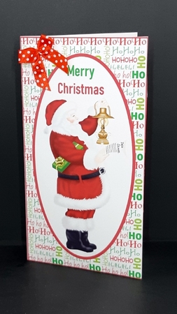 Santas list money wallet by Diane  Vermeer