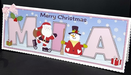 Santa & Snowman MIA large dl by Diane  Vermeer