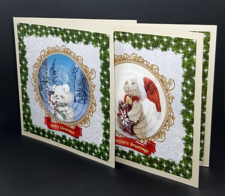 Cute Christmas Pyramage Set by Diane  Vermeer
