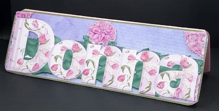 TULIP ALPHA NAMES - DONNA by Diane  Vermeer