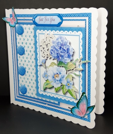 Bouque of Blue Roses by Diane  Vermeer