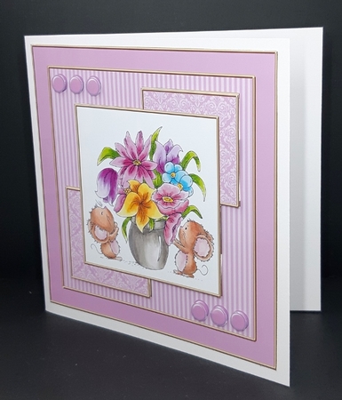 Cute Critters Card Topper #1 by Diane  Vermeer