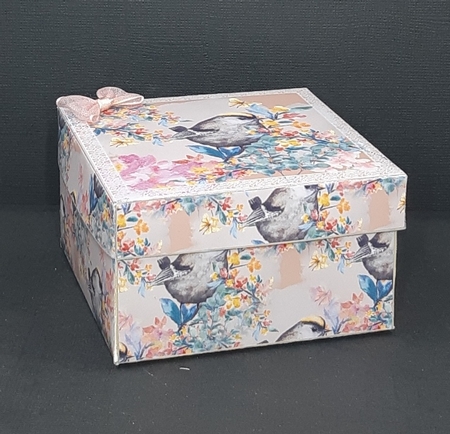 GIFT BOX - BIRD IN BLOSSOM  by Diane  Vermeer
