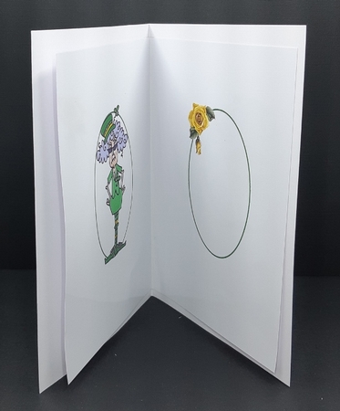 Stella gets ready to stumble on St Patricks day insert by Diane  Vermeer