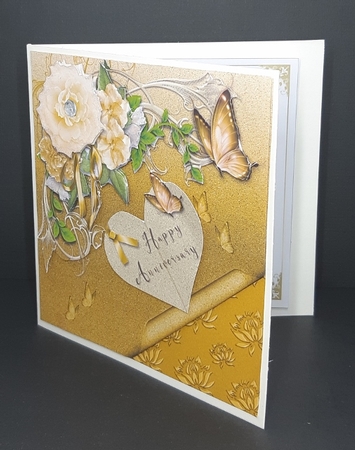 Gold Floral & Swirl Page Curl Kit by Diane  Vermeer