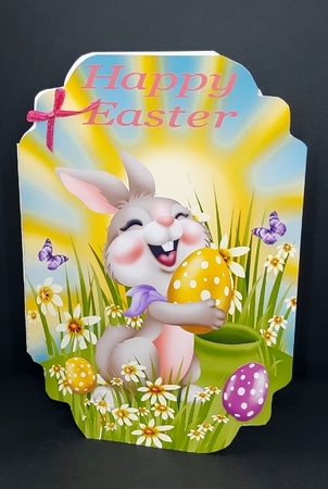 Hoppy Easter - Cut And Fold Card by Diane  Vermeer