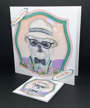 Cute Dog , Granddad  by Diane  Vermeer