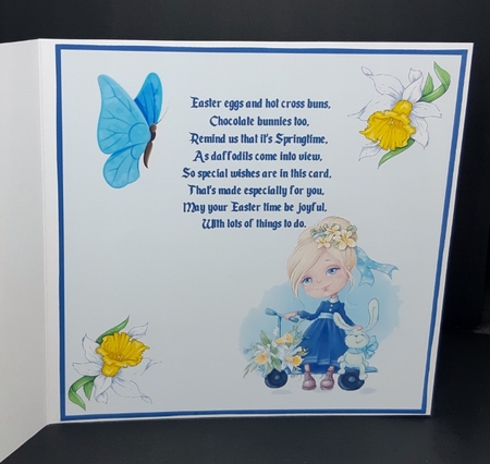 Easter Girl insert by Diane  Vermeer