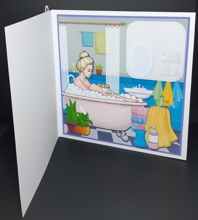 Pamper time blank insert by Diane  Vermeer