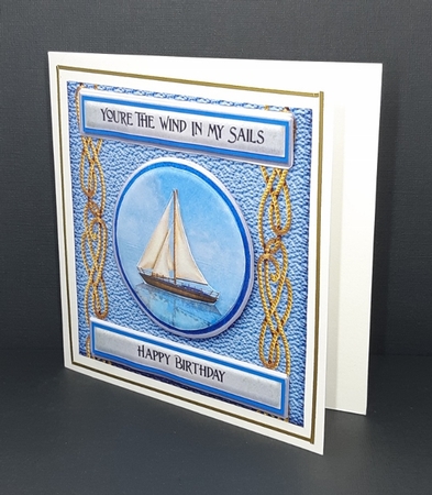 Sail Away 5 inch Card Topper  by Diane  Vermeer
