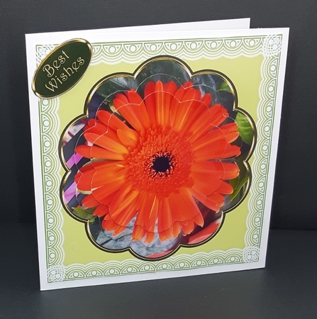 Gerbera Flower Pyramid Topper by Diane  Vermeer