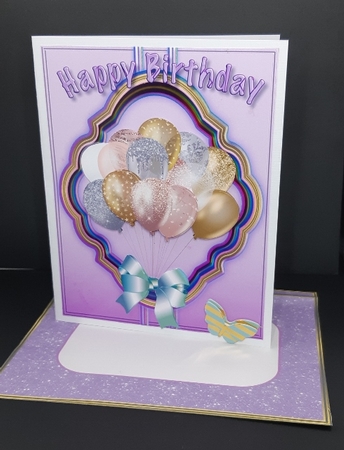 Birthday Balloons by Diane  Vermeer