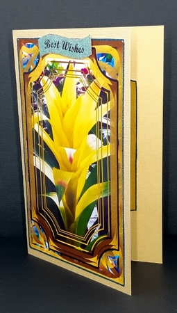 Feel the Magic Floral Tall Topper by Diane  Vermeer