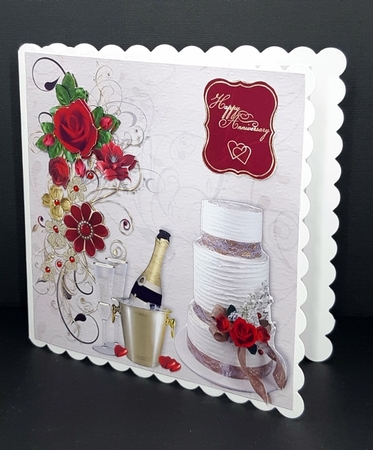 Red Roses Sentimental Floral by Diane  Vermeer
