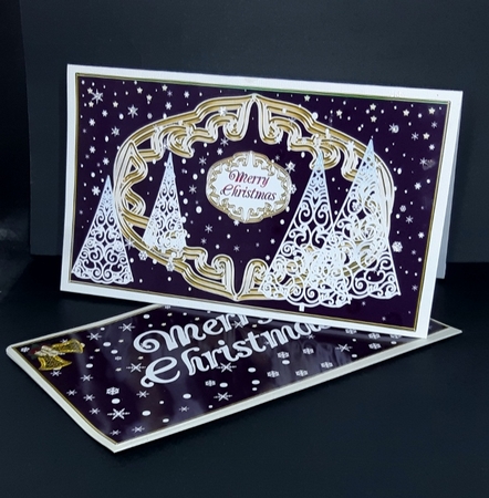 Two Christmas Horizontal Toppers Set 2 by Diane  Vermeer