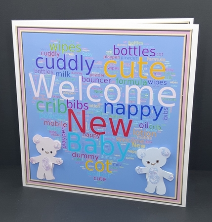 WORD HEART - NEW BABY by Diane  Vermeer