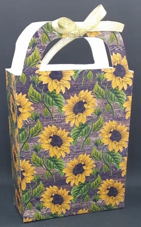Vintage sunflower gift bag 12 by Diane  Vermeer