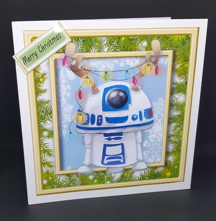 Festive Star Wars Character 3 7x7 by Diane  Vermeer