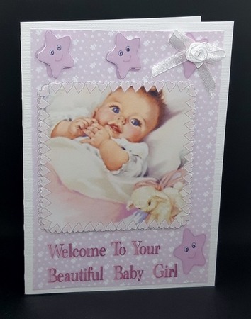New Baby Girl by Diane  Vermeer
