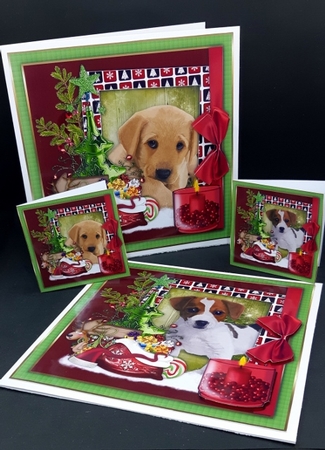 Christmas Dog Bumper Kit by Diane  Vermeer