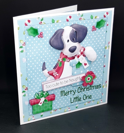 Too Cute to be Naughty card front by Diane  Vermeer