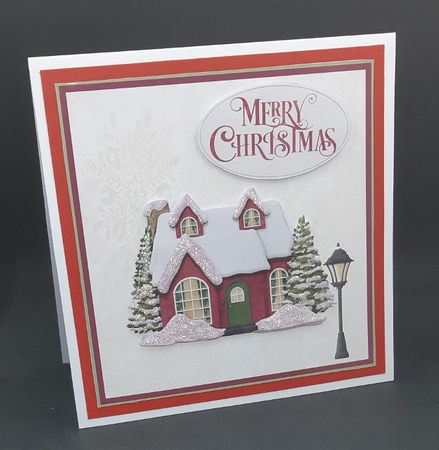 Christmas at home 7x7 by Diane  Vermeer