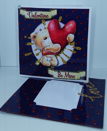 Teddy & Heart by Diane  Vermeer