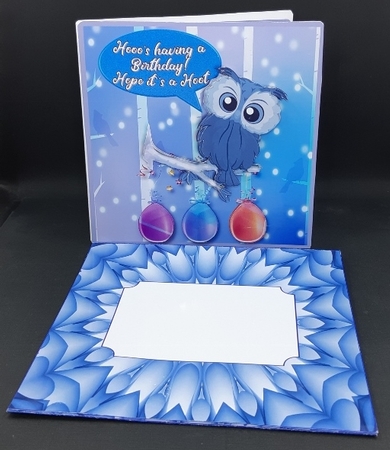 Hooos Birthday - Unisex card  by Diane  Vermeer