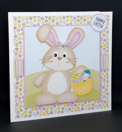 Cute Easter Bunny Topper (Card Six) by Diane  Vermeer