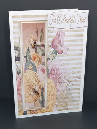 Flowers and Bees 5x7 Topper by Diane  Vermeer