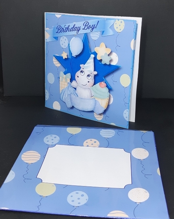 Hip-Hippo Ray its your Birthday - Boy by Diane  Vermeer