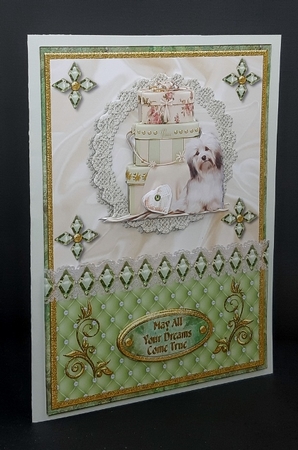 Quilted Satin 4 by Diane  Vermeer