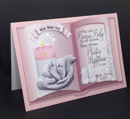 New baby girl book by Diane  Vermeer