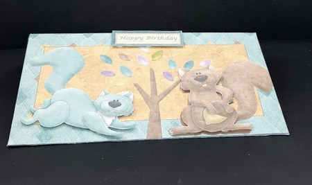 Squirrel Fun Money Wallet by Diane  Vermeer