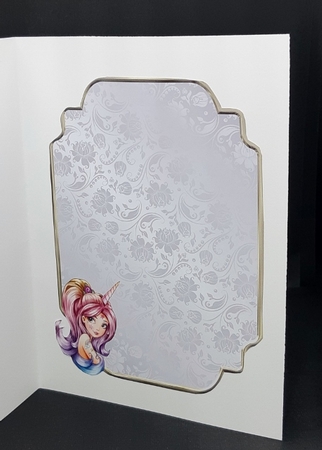 Matching insert sheet for the design sheet - Unicorn Princess by Diane  Vermeer