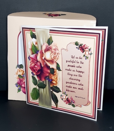 Burgundy Rose Mini Kit by Diane  Vermeer