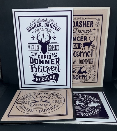 Reindeer Names, Kraft & Ink Saver Bumper Kit by Diane  Vermeer