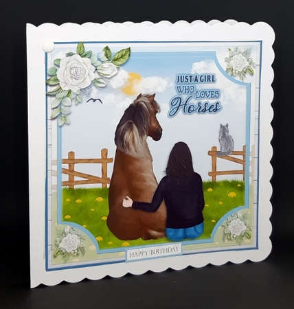 LOVE HORSES quick card by Diane  Vermeer